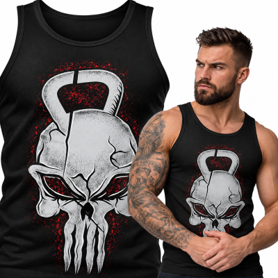 TANK TOP NA SIŁOWNIĘ  WORK HARD 2
